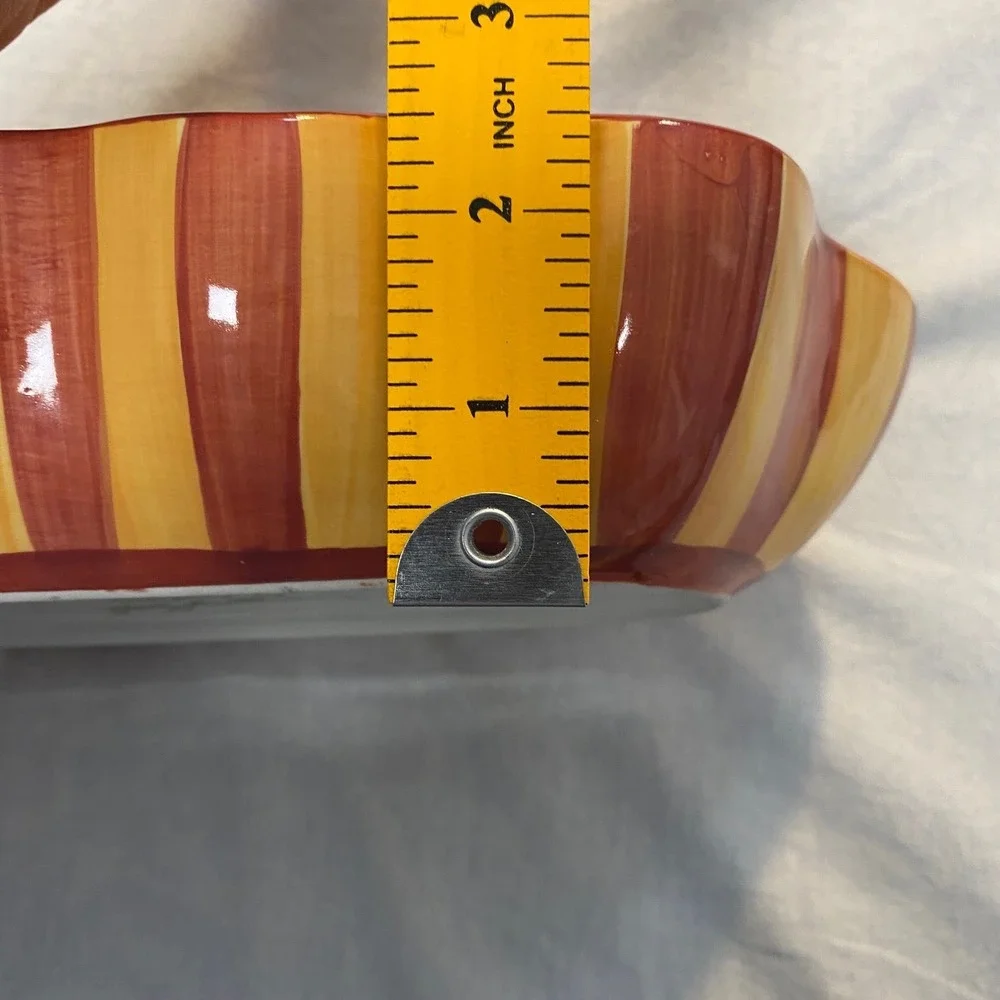 Gail Pittman Southern Living At Home Siena Ruffled Serving Canoe Bowl 11
